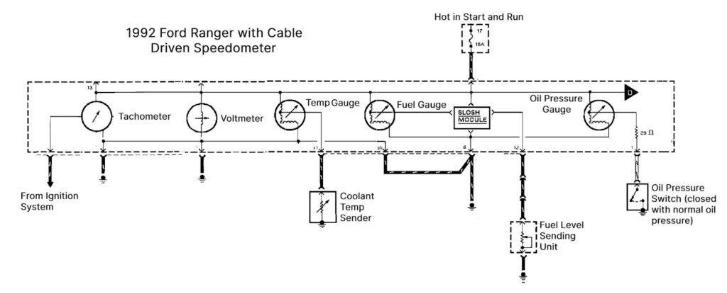 older vehicle schematic