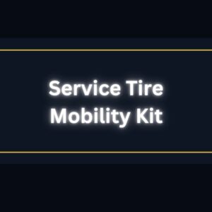 image of a service tire mobility kit message