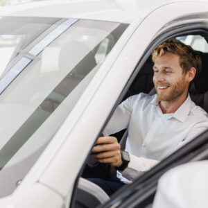 man planning to buy leased car