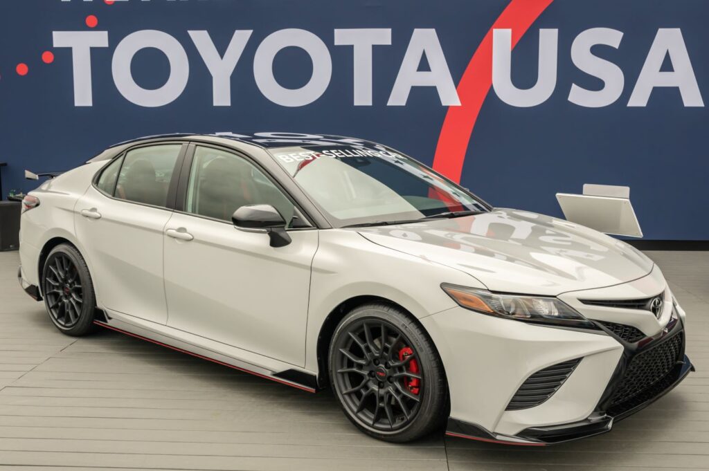 image of a 2021 toyota camry trd