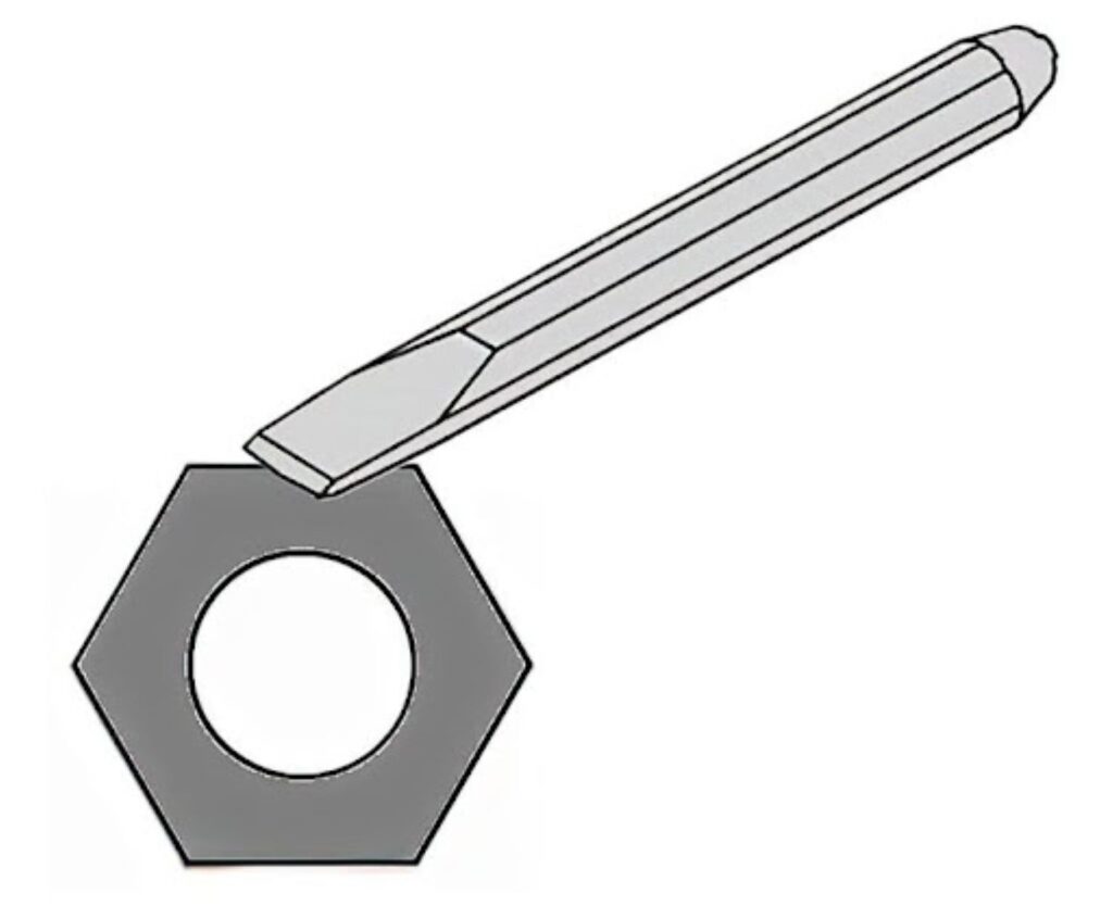 chisel and hammer combo illustration