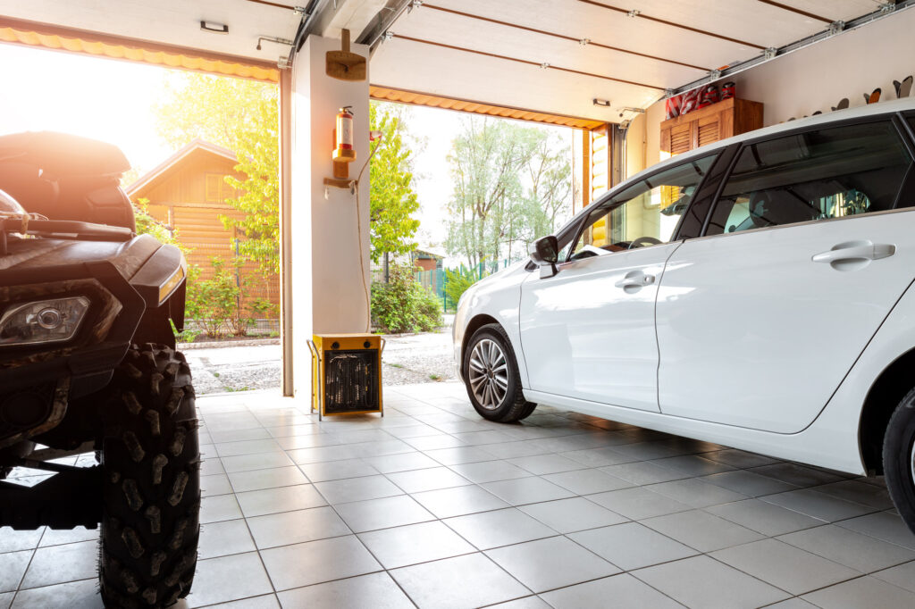 home garage that can fit two cars