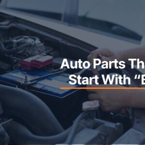 Automotive Parts That Start With B