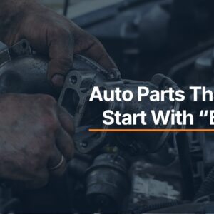 Automotive Parts That Start With E