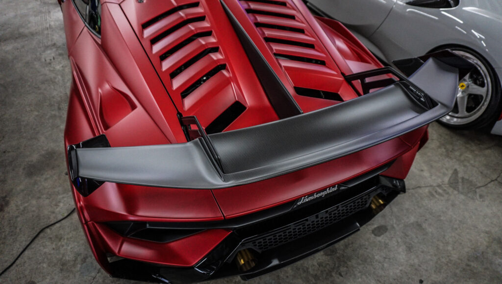 boden autohaus lamborghini aventador rear detail