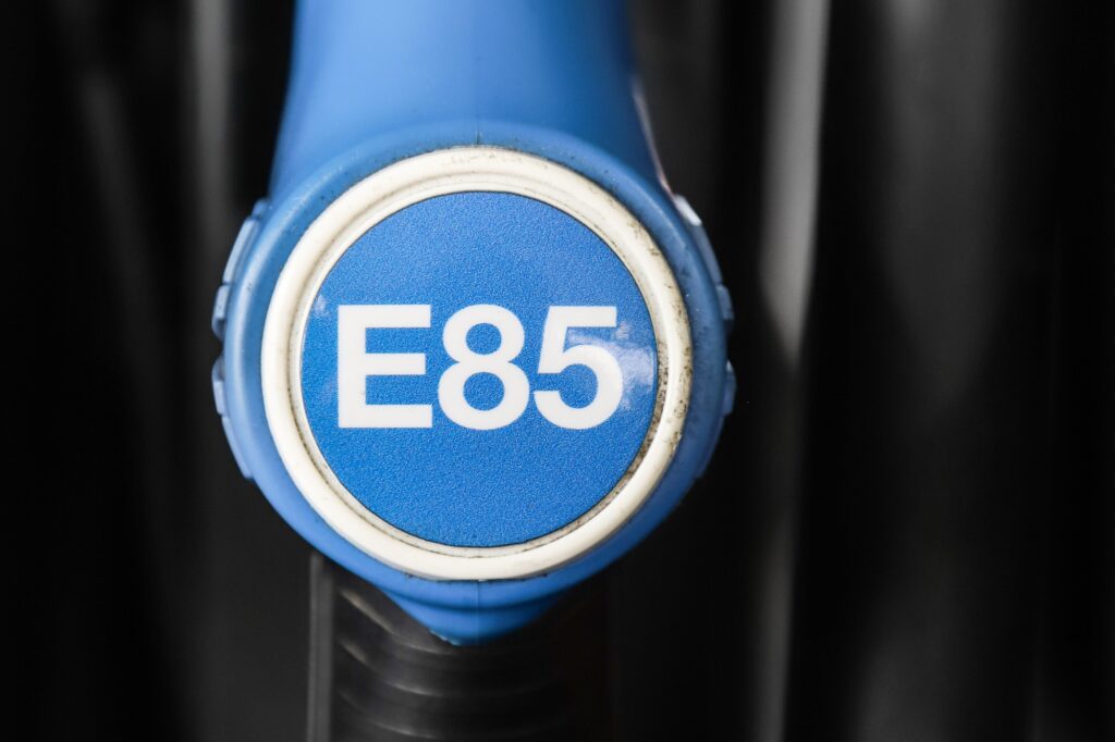 e85 gasoline pump