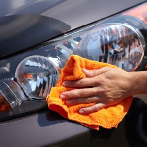 headlight restoration kit used on car