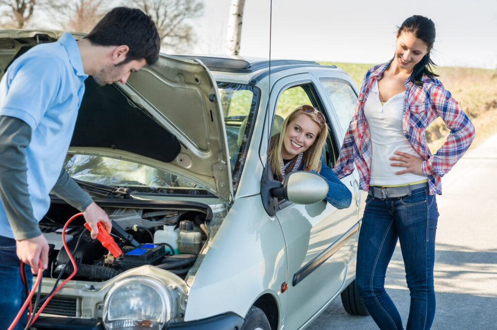 jump start car battery roadside assistance