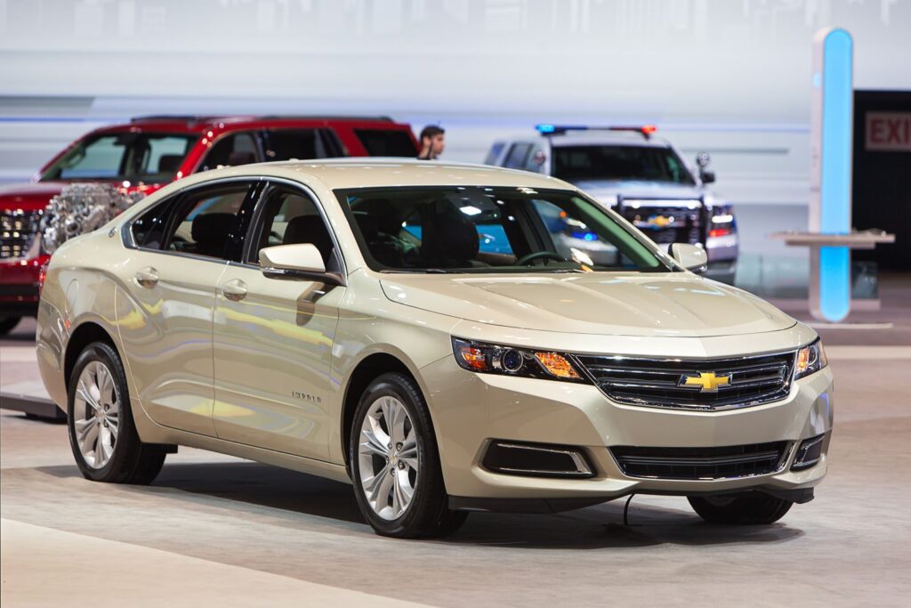 2014 chevy impala on display