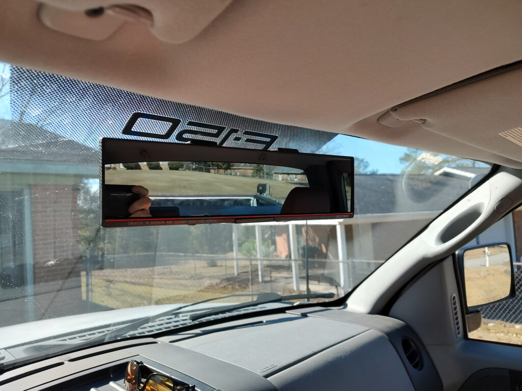 product review new universal kool vue rear view mirror installed on a 2007 ford f 150