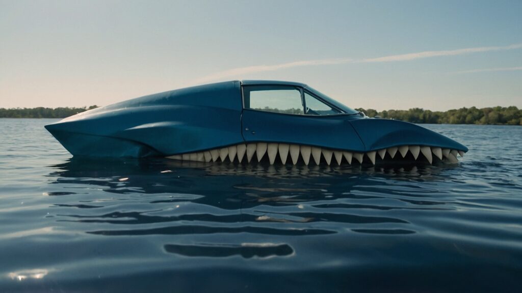 AI image of a jaws movie inspired vehicle