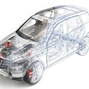 cross section of a car system