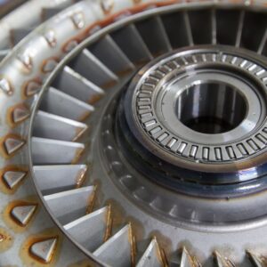 close up shot of an automotive torque converter