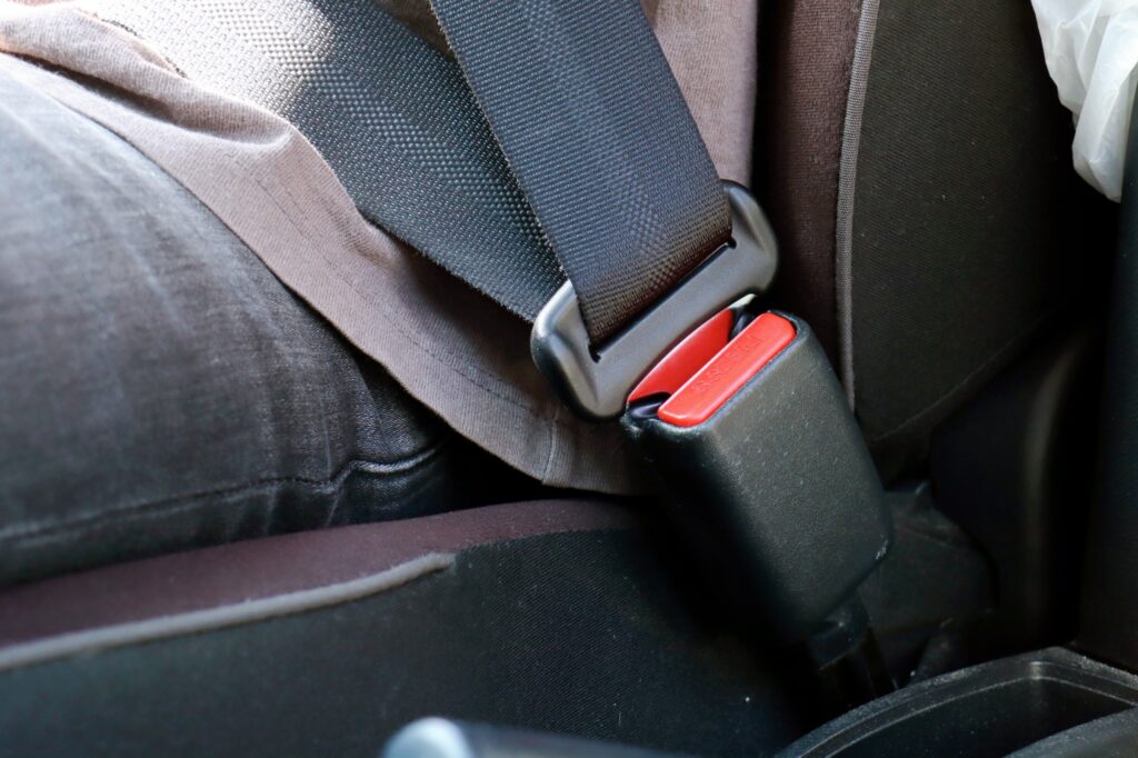 car seat belt made of polyester