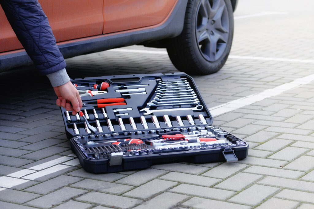 tool box garage tools for new drivers