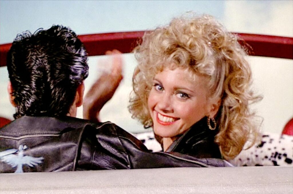 grease car red car scene