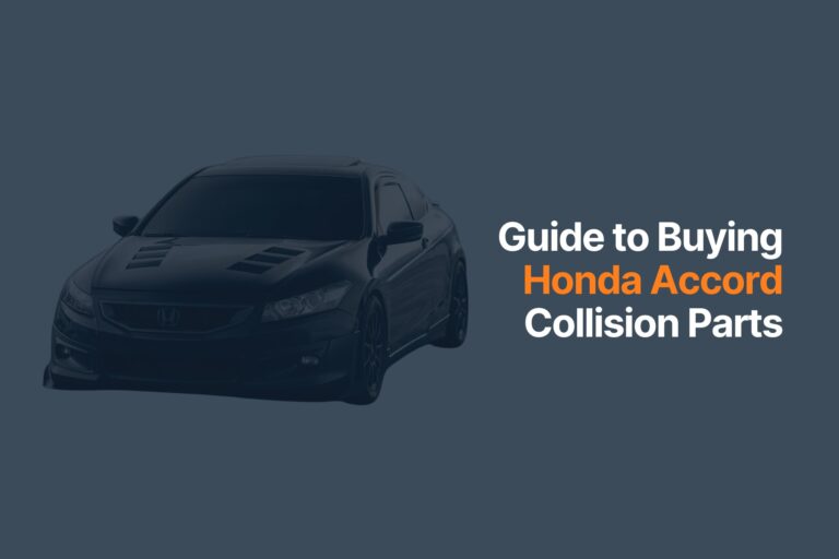 guide to buying honda accord collision parts