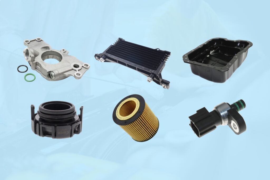 parts of the engine lubrication system