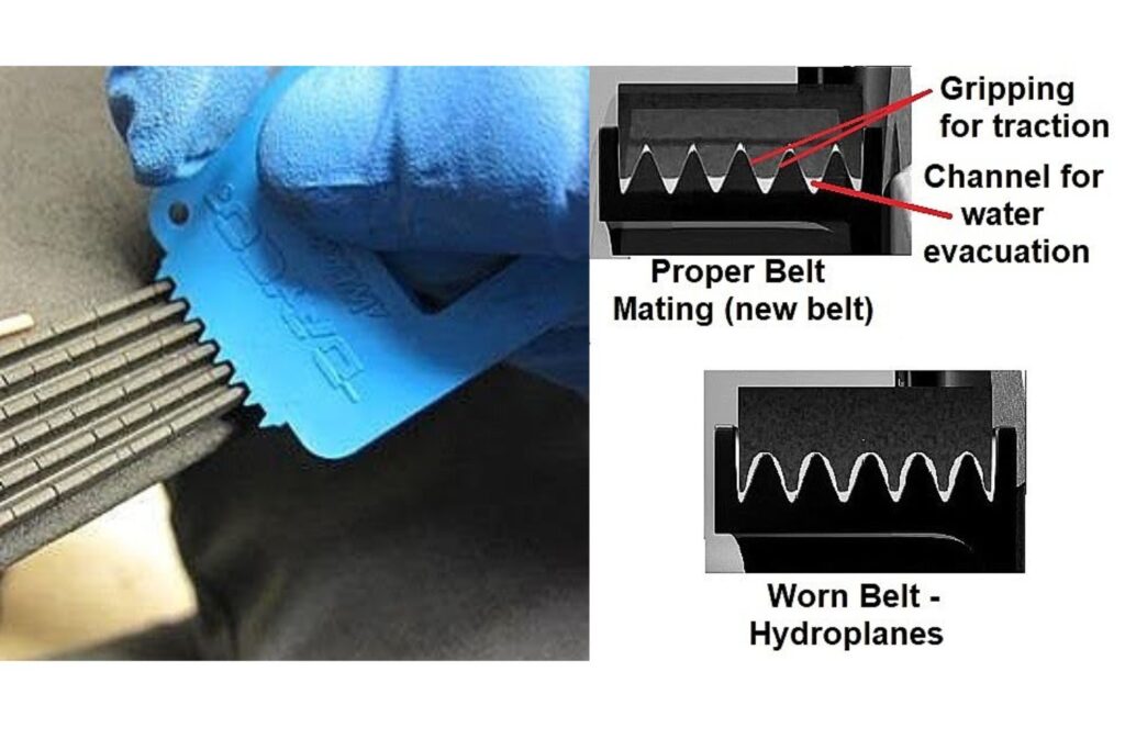 serpentine belt inspection diagram