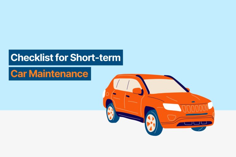 short term car maintenance checklist