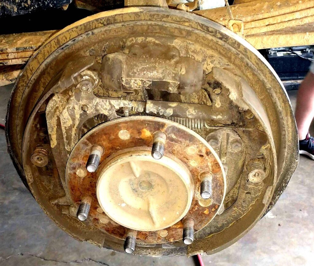 brakes are thin enough that they need replacing