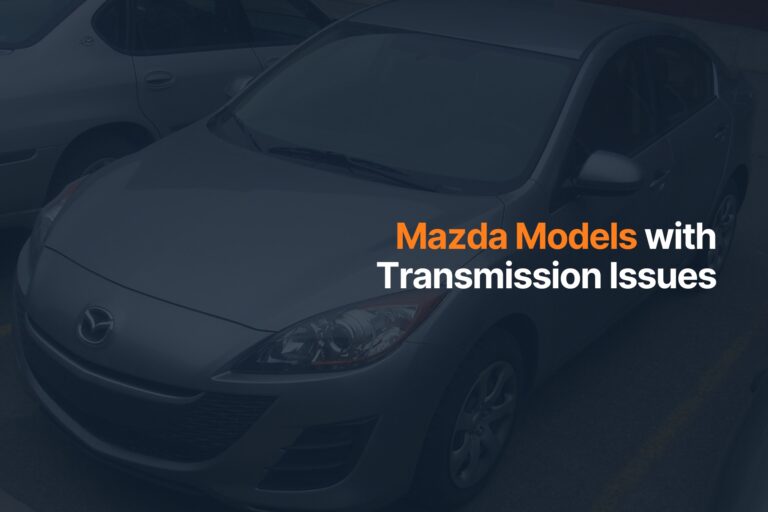 mazda models suffering transmission issues