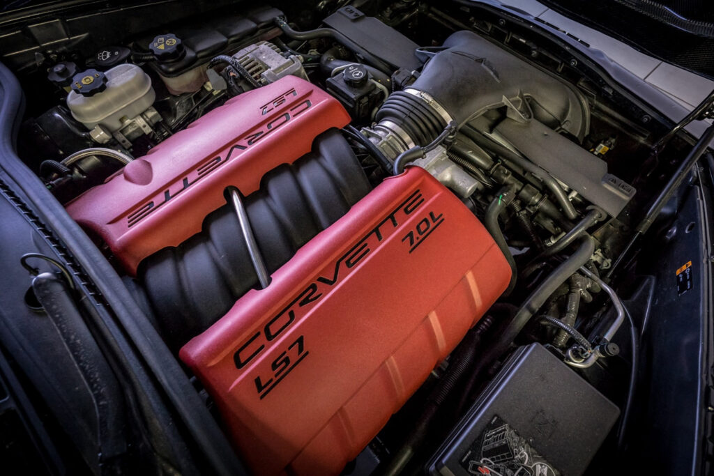 2024 black corvette c7 with ls engine