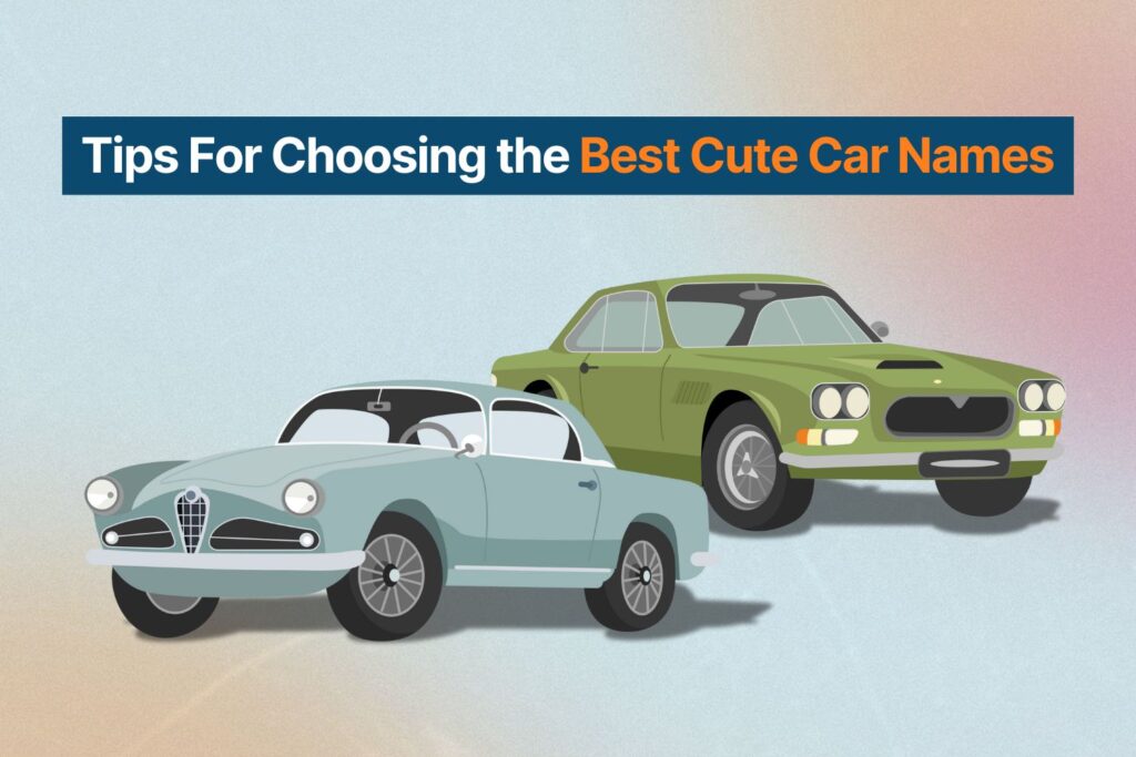 Tips For Choosing the Best Cute Car Names