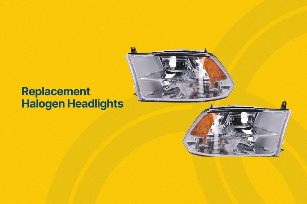 replacement halogen headlight product image