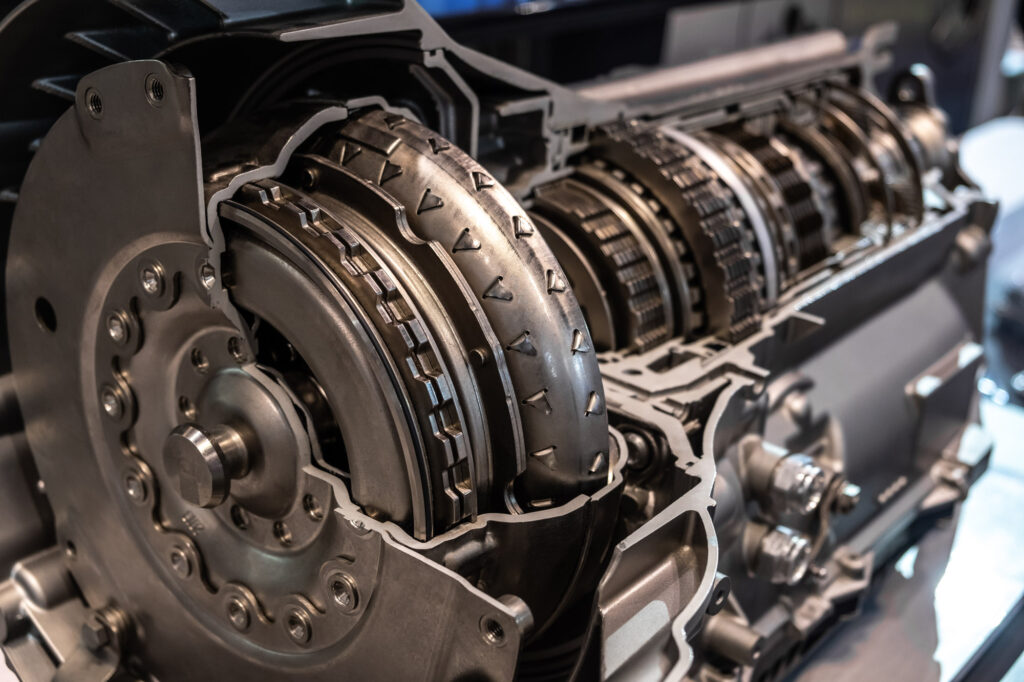 automatic transmission anatomy showing parts