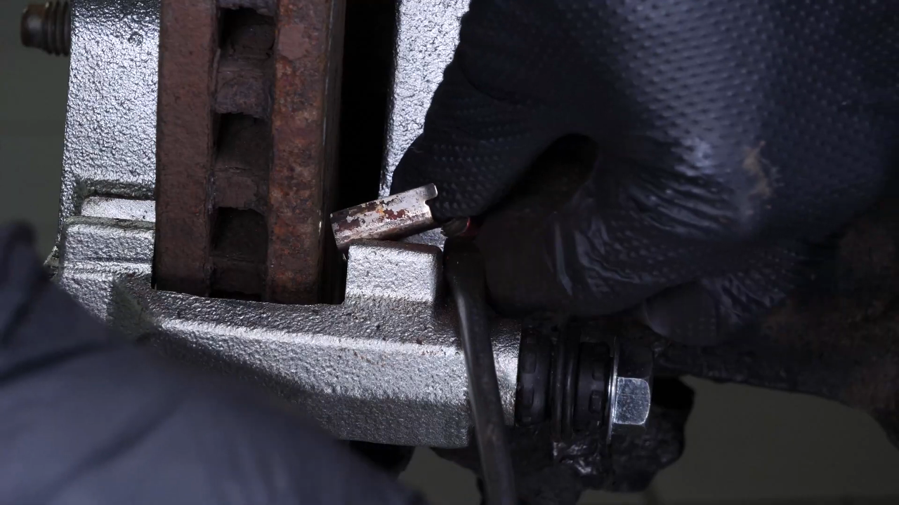 Remove the brake pads