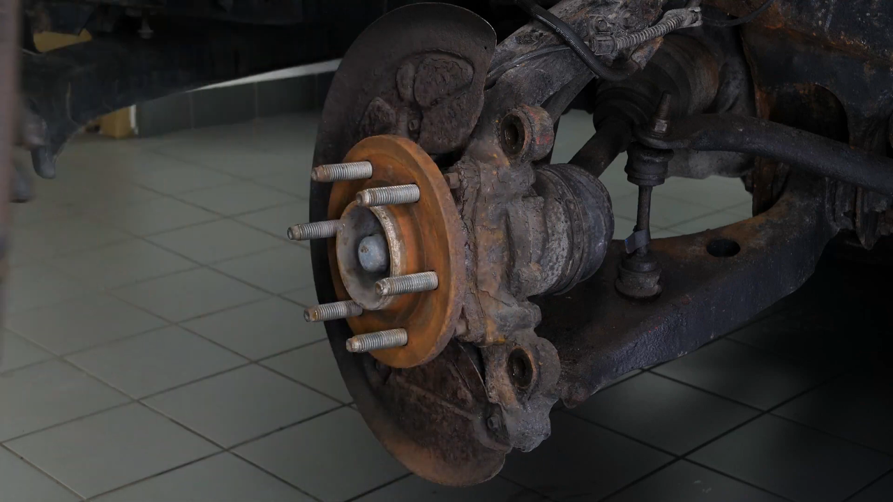 Remove the brake disc