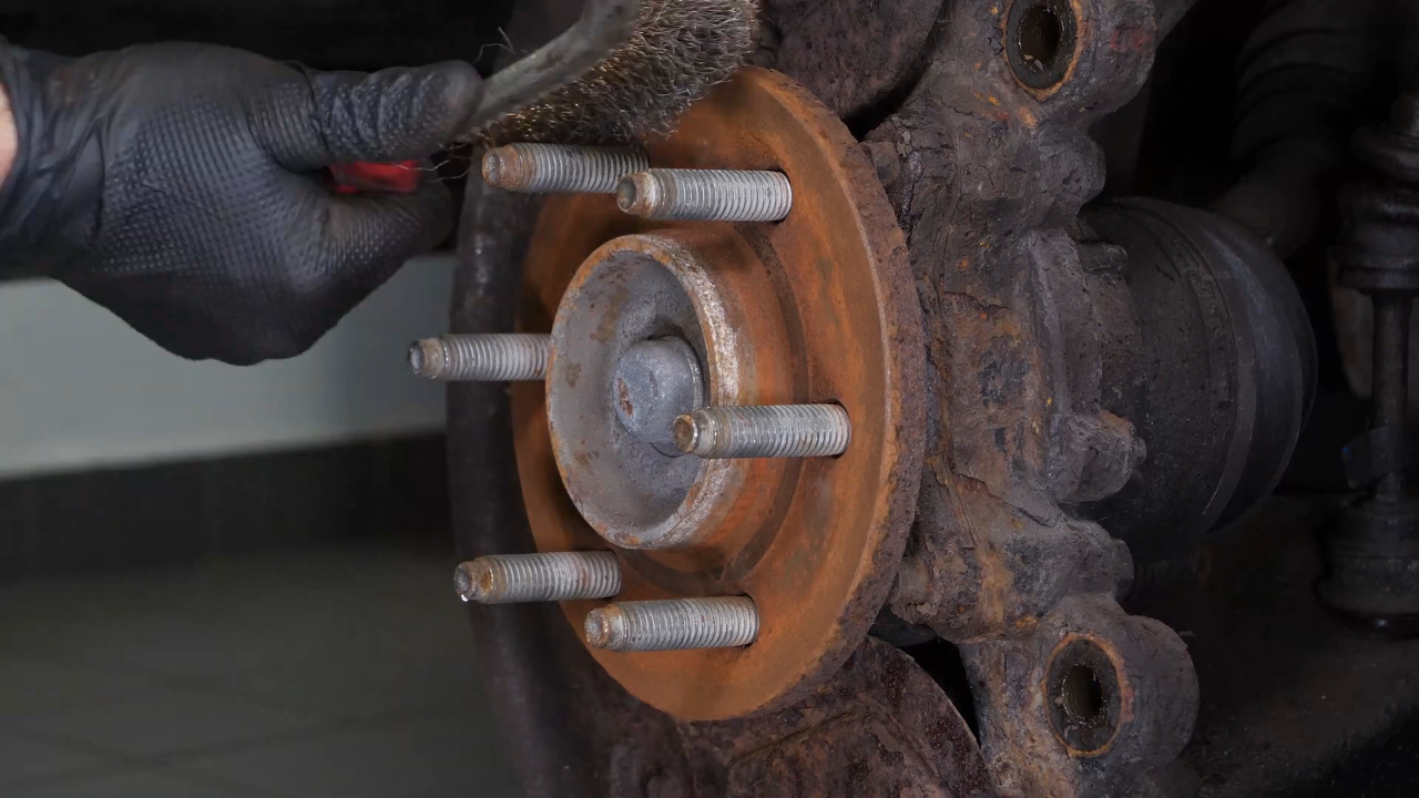 Remove the brake disc