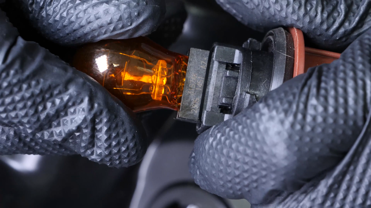 Replace turn signal bulb