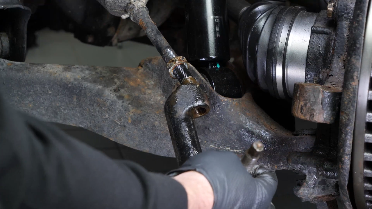 Remove the outer tie rod